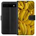 Miniatyrbillede 1 af 3: Google Pixel 6a Tegnebogsetui Banan mønster