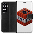 Miniatyrbillede 1 af 3: Samsung Galaxy S25 Tegnebogsetui Minecraft TNT