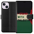 Miniatyrbild 1 av 3: Apple iPhone 14 Plånboksfodral Stand with Palestine – solidaritetsdesign med starkt budskap