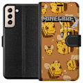 Pikkukuva 1 / 3: Samsung Galaxy S21 Lompakkokotelo Minecraft Bi