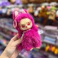 Miniatyrbild 1 av 2: Labubu Pink Strawberry Edition 17 cm Pop Mart Plush Blind Box | Designer Toy | Exklusiv Samlarfigur | Trendig Bag Charm | The Monsters Series