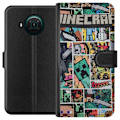Miniatyrbild 1 av 3: Nokia X10 Plånboksfodral Minecraft Art