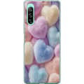 Pikkukuva 1 / 3: Sony Xperia 10 IV Läpinäkyvä kuori Sydämet Rakkaus Graafinen Suunnittelu Romanttinen Teema Suosittu Symboli Graafinen Malli Koristelu
