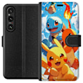 Pikkukuva 1 / 3: Sony Xperia 1 V Lompakkokotelo Pocket Creatures - innoittanut