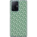 Kompatibelt Mobildeksel til Xiaomi 11T Grønn blomstergrafikk grønn