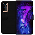 Miniatyrbillede 1 af 3: Huawei P40 Tegnebogsetui Ronaldo 7 - Fodboldlegende i Handling for Fans