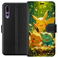 Miniatyrbillede 1 af 3: Huawei P20 Pro Tegnebogsetui Pixelmonster spillestil - farveri