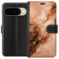 Kompatibel Tegnebogsetui til Google Pixel 11 Kobbermarmor orange