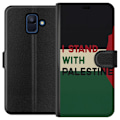 Miniatyrbild 1 av 3: Samsung Galaxy A6 (2018) Plånboksfodral Stand with Palestine – solidaritetsdesign med starkt budskap
