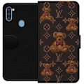 Pikkukuva 1 / 3: Samsung Galaxy A11 Lompakkokotelo Louis Vuitton Teddykarhu Kuvio Ylellinen Muotisuunnittelu Suosittu Motiivi Muoti-Trendi Ylelliset Asusteet