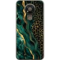 Kompatibelt Mobilskal till Nokia 3.4 Emerald Wild grön