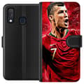 Kompatibel Tegnebogsetui til Samsung Galaxy A40 Ronaldo