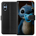 Pikkukuva 1 / 3: Sony Xperia 10 VI Lompakkokotelo Stitch & Napp - vauvateema söpöllä hahmolla