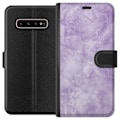 Pikkukuva 1 / 3: Samsung Galaxy S10+ Lompakkokotelo Marmori