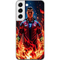 Miniatyrbillede 1 af 3: Samsung Galaxy S22+ 5G Gennemsigtig cover Ronaldo Inferno - fodboldhelt i flammer