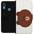 Miniatyrbilde 1 av 3: Huawei Y6 (2019) Lommeboketui line friends brown