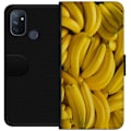 Miniatyrbild 1 av 3: OnePlus Nord N100 Plånboksfodral Banana Pattern – lekfullt mönster med gula bananer