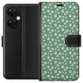 Kompatibel Tegnebogsetui til OnePlus Nord CE 3 Lite Grøn blomstergrafik grøn