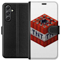 Miniatyrbillede 1 af 3: Samsung Galaxy A35 Tegnebogsetui Minecraft TNT
