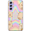 Pikkukuva 1 / 3: Samsung Galaxy A54 Läpinäkyvä kuori Kawaii Capybara Galaxy
