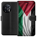 Miniatyrbillede 1 af 3: OnePlus 11 Tegnebogsetui Palestinaflaget – ikonisk frihedssymbol i rød, sort, hvid og grøn