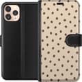 Kompatibelt Lommeboketui til Apple iPhone 11 Pro Beige latteflekker beige