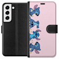 Miniatyrbillede 1 af 3: Samsung Galaxy S22+ 5G Tegnebogsetui  Stitch Grin & Leg – Pe