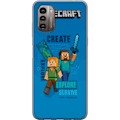 Pikkukuva 1 / 3: Nokia G21 Läpinäkyvä kuori Minecraft Luolastot