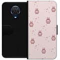 Pikkukuva 1 / 3: Nokia G20 Lompakkokotelo Labubu Neon Pop - Neonvärinen pop art hirviö