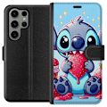 Miniatyrbillede 1 af 3: Samsung Galaxy S23 Ultra Tegnebogsetui Strawberry Stitch