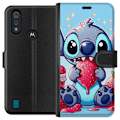 Pikkukuva 1 / 3: Motorola Moto E6i Lompakkokotelo Strawberry Stitch