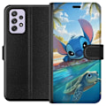 Miniatyrbilde 1 av 3: Samsung Galaxy A52s 5G Lommeboketui Stitch med skilpadde - sø