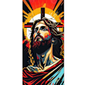 Pikkukuva 4 / 4: Apple iPhone 13 Pro Lompakkokotelo Jeesus ja Kortti - uskonnol