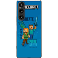 Pikkukuva 1 / 3: Sony Xperia 1 V Läpinäkyvä kuori Minecraft Luolastot