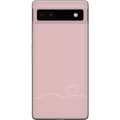 Kompatibelt Mobildeksel til Google Pixel 6a Rosa Hjärna Design