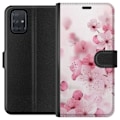 Miniatyrbillede 1 af 3: Samsung Galaxy A71 Tegnebogsetui Kirsebærblomst