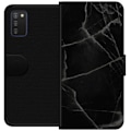 Miniatyrbillede 1 af 3: Samsung Galaxy A03s Tegnebogsetui Sort marmor