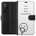 Miniatyrbild 1 av 3: Xiaomi Mi 10T Pro 5G Plånboksfodral You Don’t Know My Password – edgy textmotiv med attityd