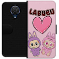 Miniatyrbillede 1 af 3: Nokia G20 Tegnebogsetui Labubu Pink Monster