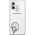 Miniatyrbild 1 av 3: Xiaomi Redmi 12C Genomskinligt Skal You Don’t Know My Password – edgy textmotiv med attityd