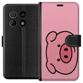 Pikkukuva 1 / 3: OnePlus 10 Pro Lompakkokotelo Kawaii Piggy