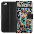 Miniatyrbillede 1 af 3: Apple iPhone 5 Tegnebogsetui Minecraft Kunst
