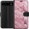 Kompatibel Tegnebogsetui til Google Pixel 6a Glitter Marmor
