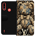 Miniatyrbillede 1 af 3: Motorola Moto E7 Power Tegnebogsetui Teddy Vuitton