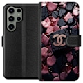 Miniatyrbilde 1 av 3: Samsung Galaxy S23 Ultra Lommeboketui Chanel Svart og Rosa