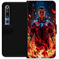 Miniatyrbillede 1 af 3: Xiaomi Mi 10 Pro 5G Tegnebogsetui Ronaldo Inferno - fodboldhelt i flammer