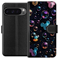 Miniatyrbillede 1 af 3: Google Pixel 9 Pro XL Tegnebogsetui  Mickey Mouse Disney Bobler Design Sjovt Motiv Populær Disneyfigur Tegneserie Børneklassiker