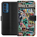 Pikkukuva 1 / 3: Motorola Edge 20 Pro Lompakkokotelo Minecraft Taide