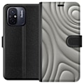 Pikkukuva 1 / 3: Xiaomi Redmi 12C Lompakkokotelo Hopea-aallot