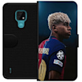 Miniatyrbillede 1 af 3: Motorola Moto E7 Tegnebogsetui Lamine Yamal - Barcelonas Wunde